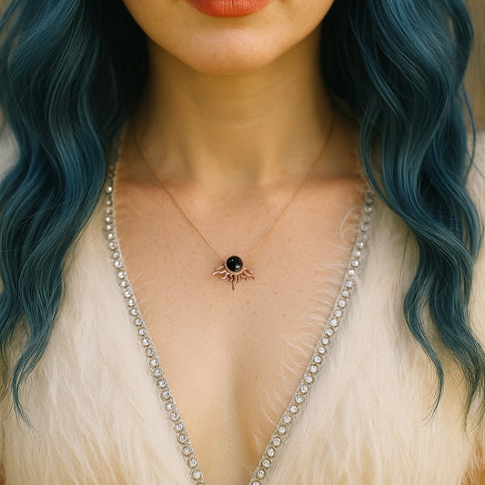 Güneş 925 Gümüş Kolye