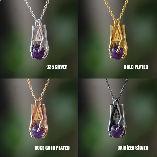 Mini Palm Zultanite (Sultan) Stone Necklace