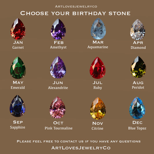 Yılan Damla Taşlı Kolye (Tüm Maden ve Taş Seçenekleri)