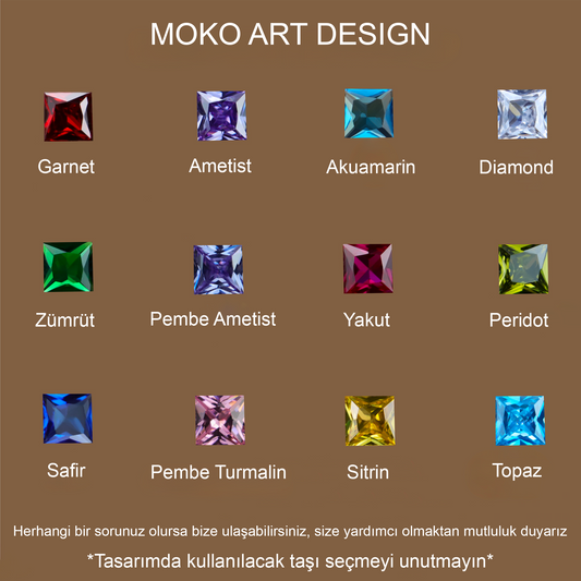 Princess Amethyst and Moissanite 925 Silver Necklace