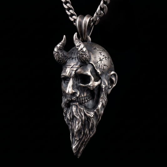 Kratos Memento Mori 925 Gümüş Kolye