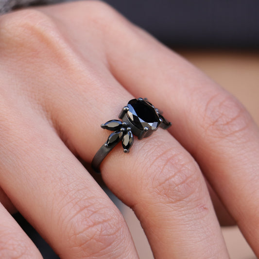 925 Silver Onyx Ring