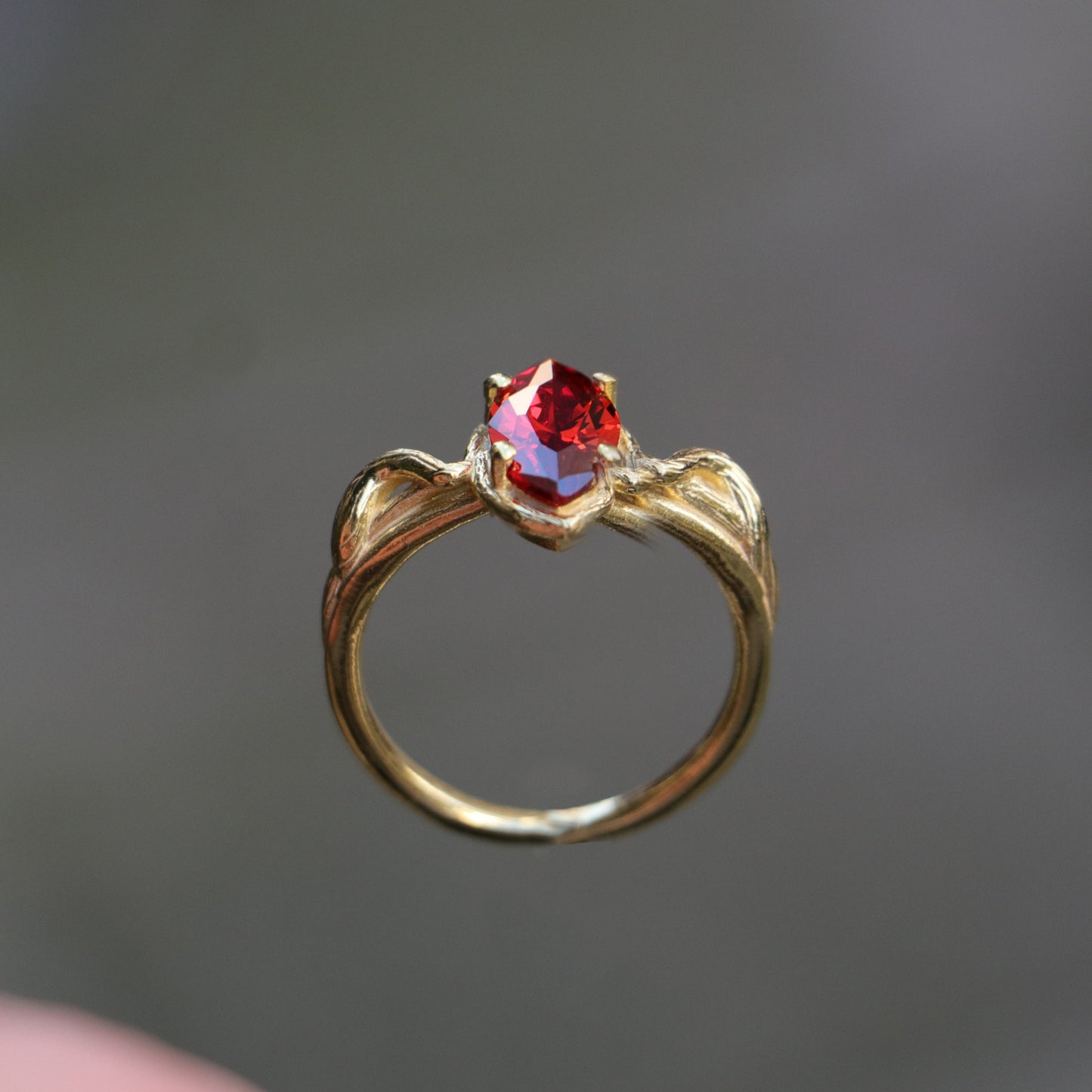 Markiz Kesim Garnet (14 Ayar Altın)