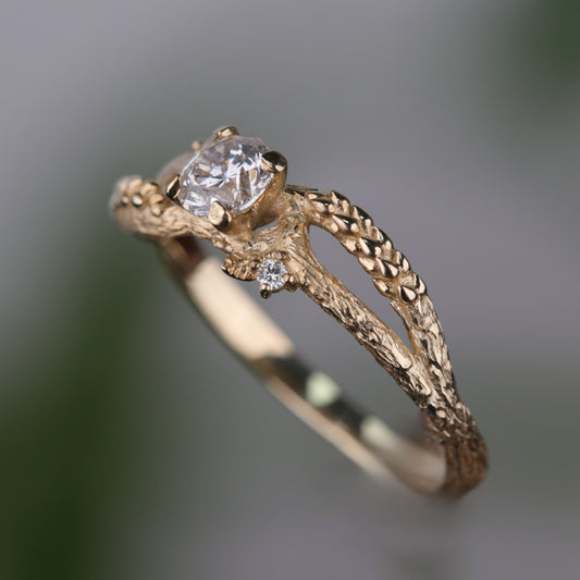 Special Design 1.18 Carat Diamond 14 Carat Gold Ring