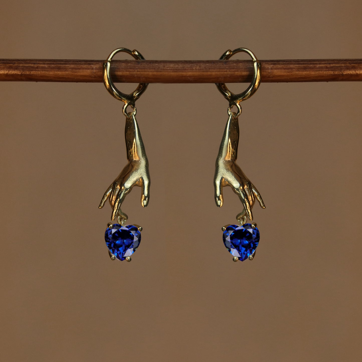 925 Silver Earring with Drop Jade Stone