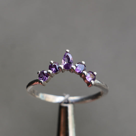 Amethyst 925 Silver Ring