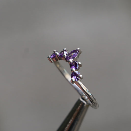 Amethyst 925 Silver Ring