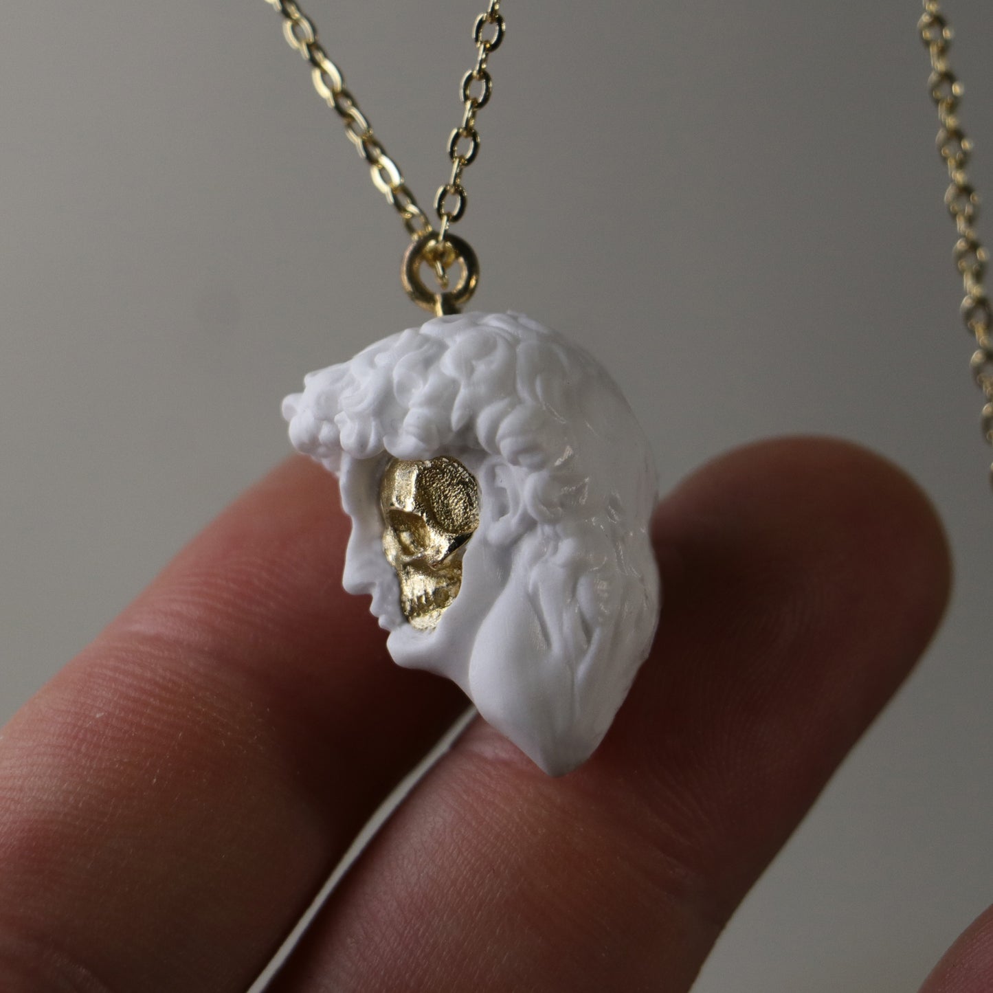 Davut Memento Mori 925 Gümüş Kolye