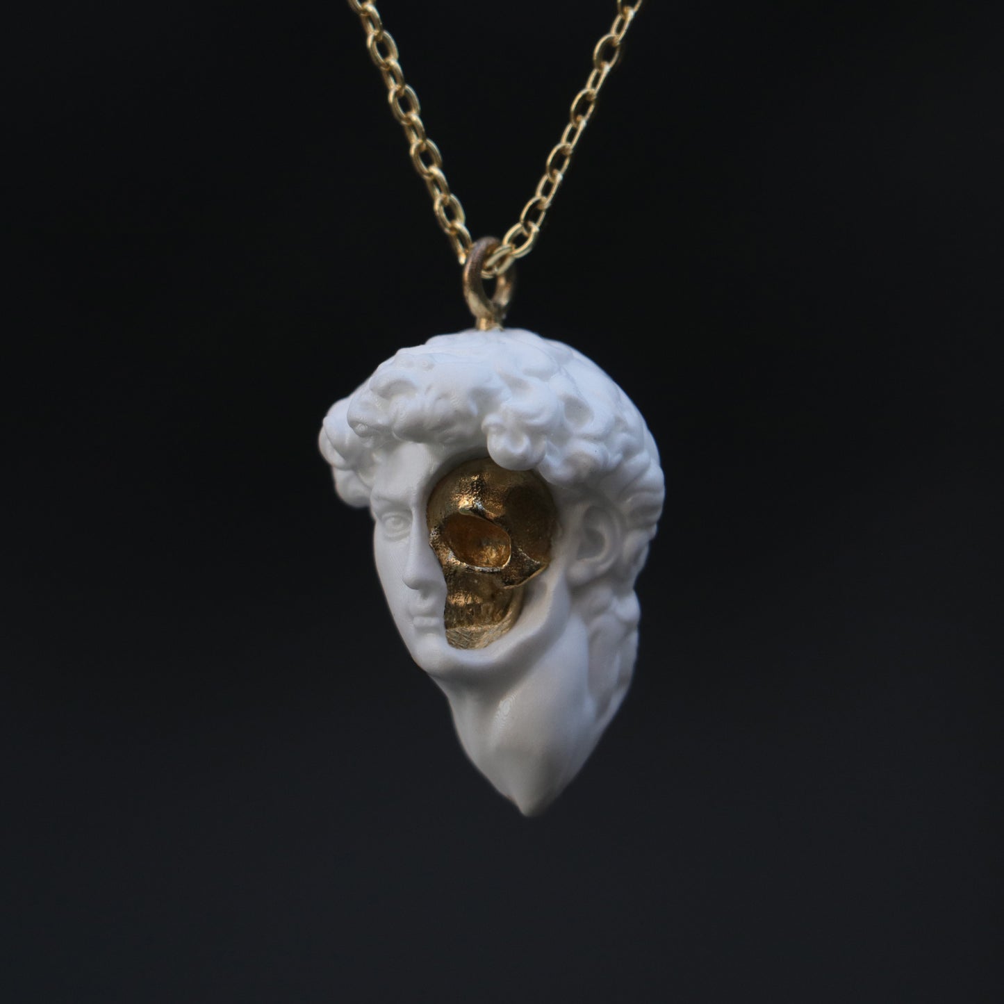 Davut Memento Mori 925 Gümüş Kolye