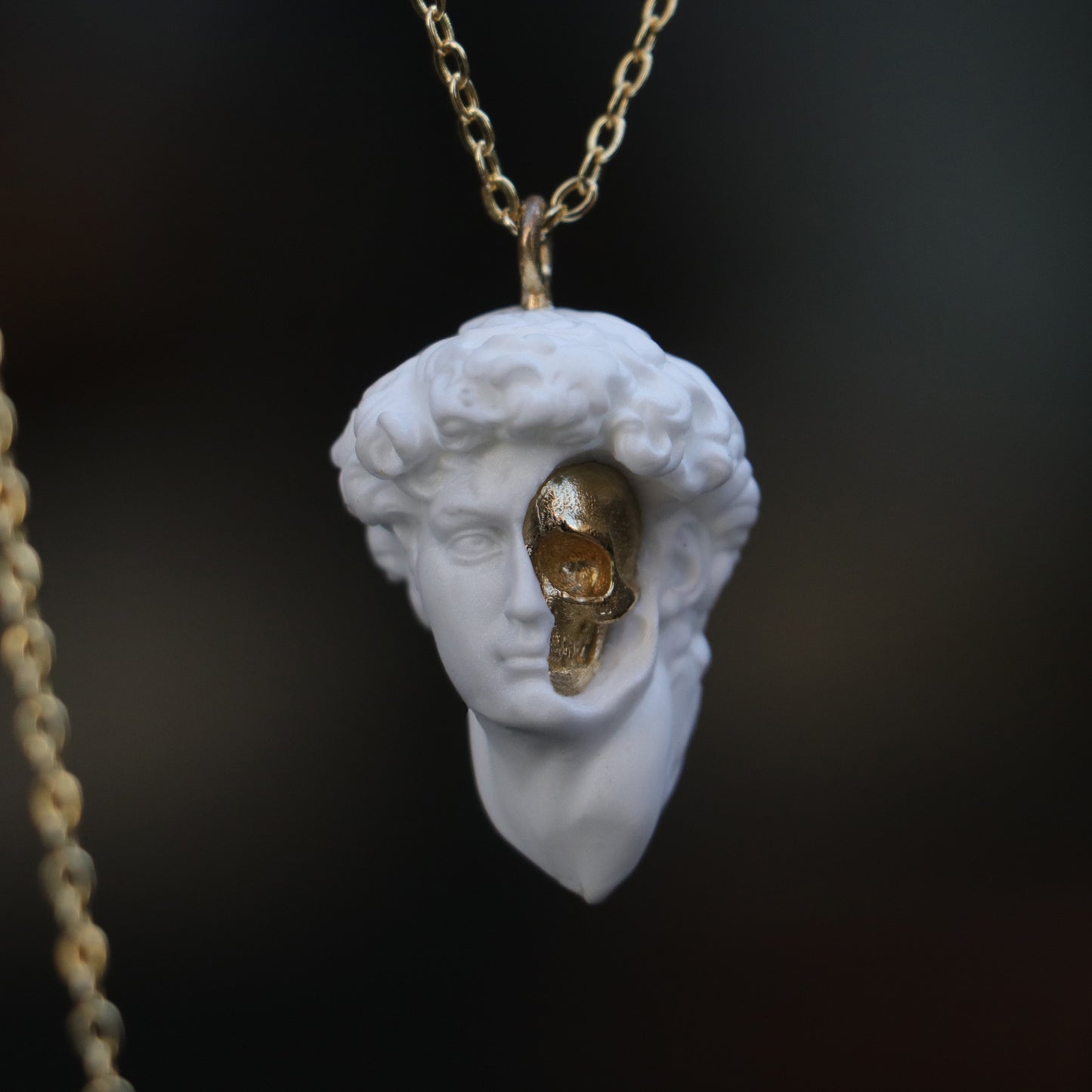 Davut Memento Mori 925 Gümüş Kolye