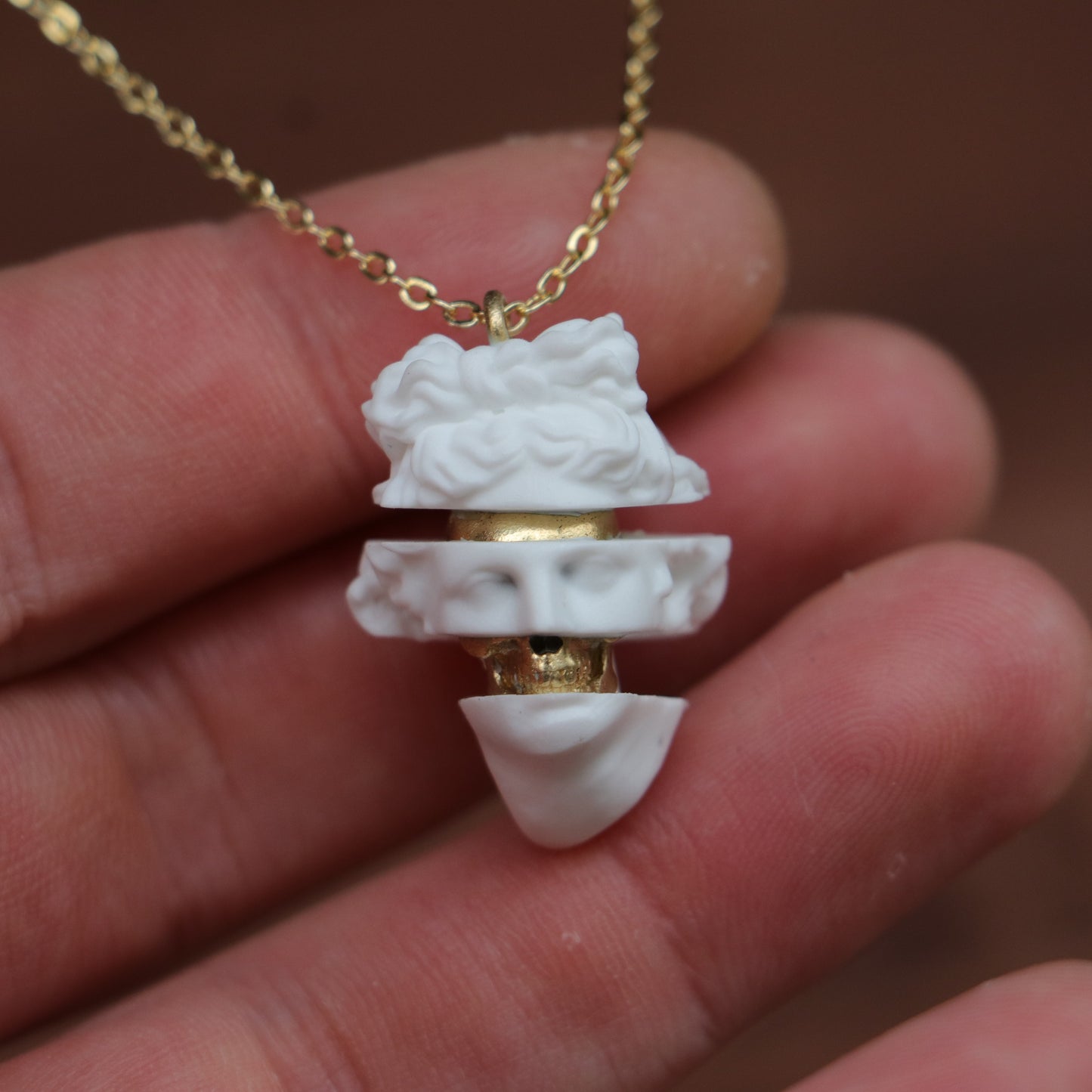Apollo Memento Mori 925 Gümüş Kolye