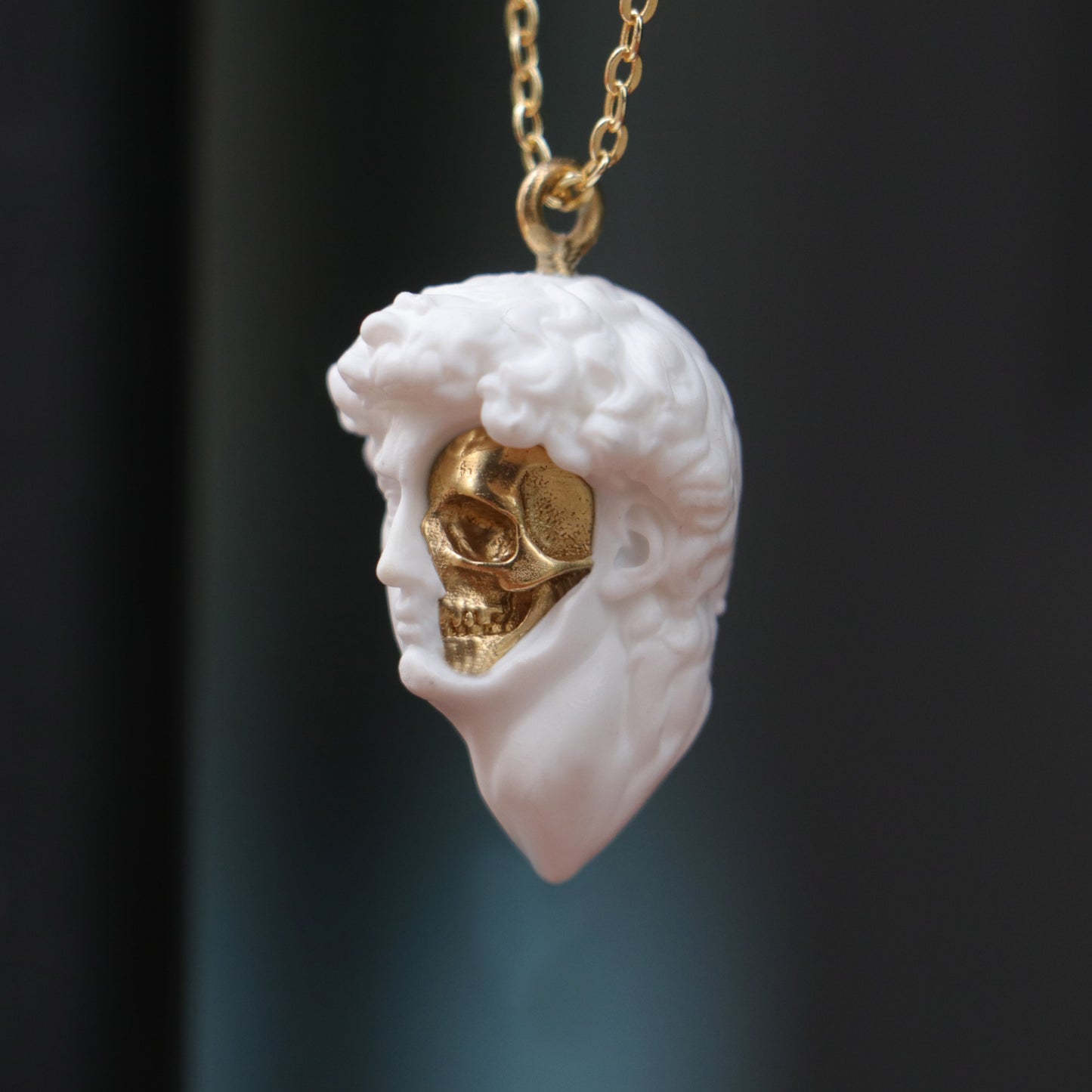 Davut Memento Mori 925 Gümüş Kolye