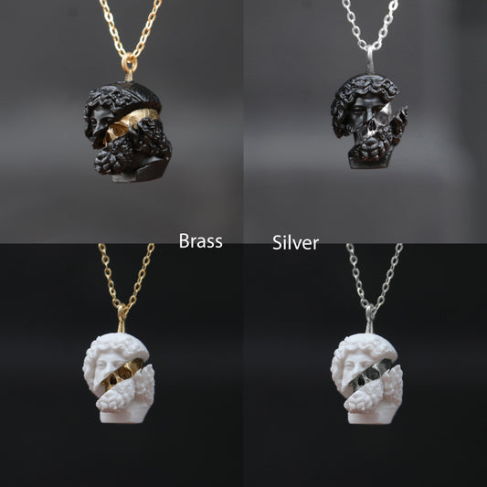 Zeus Memento Mori 925 Gümüş Kolye