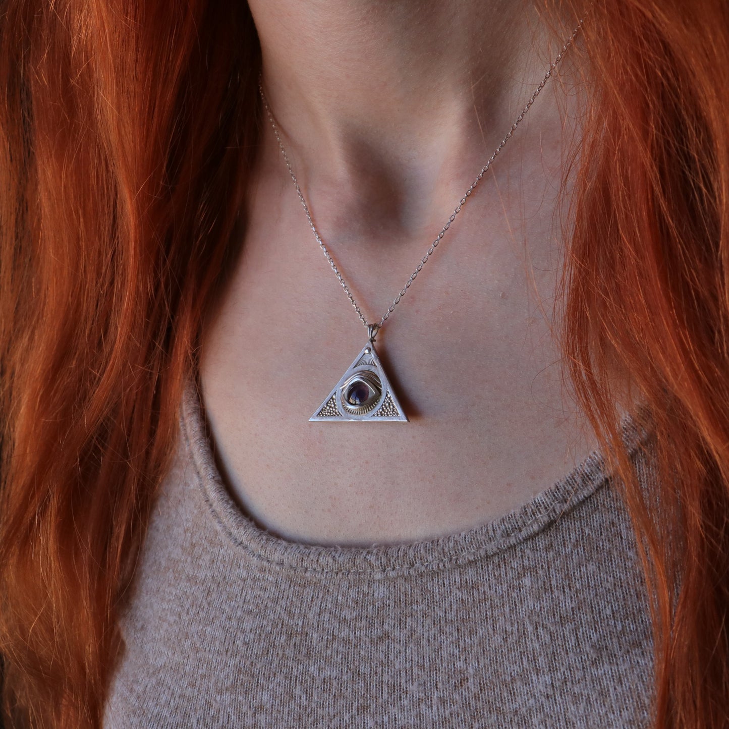 All-Seeing Eye 925 Silver Necklace