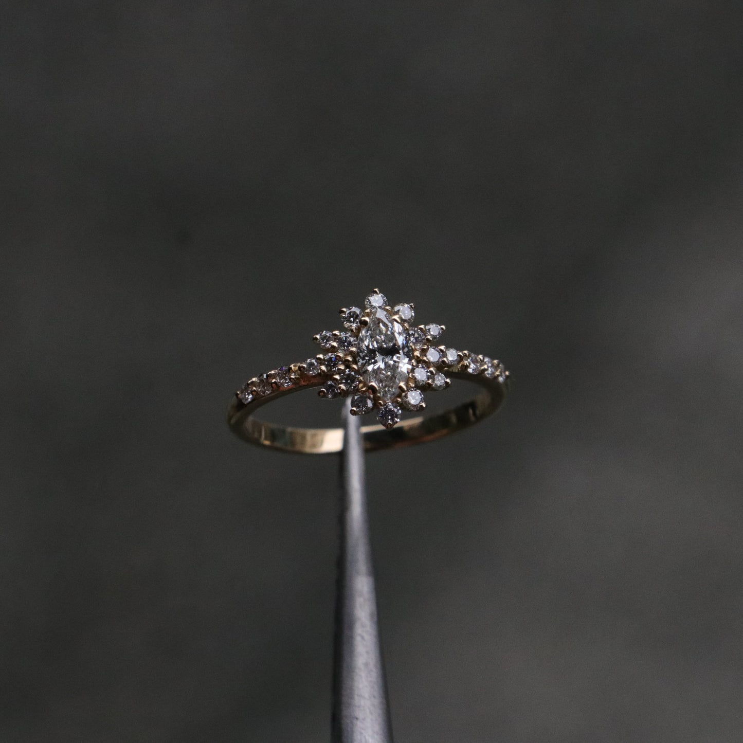 Special Design 0.65 Carat Diamond 14 Carat Gold Ring
