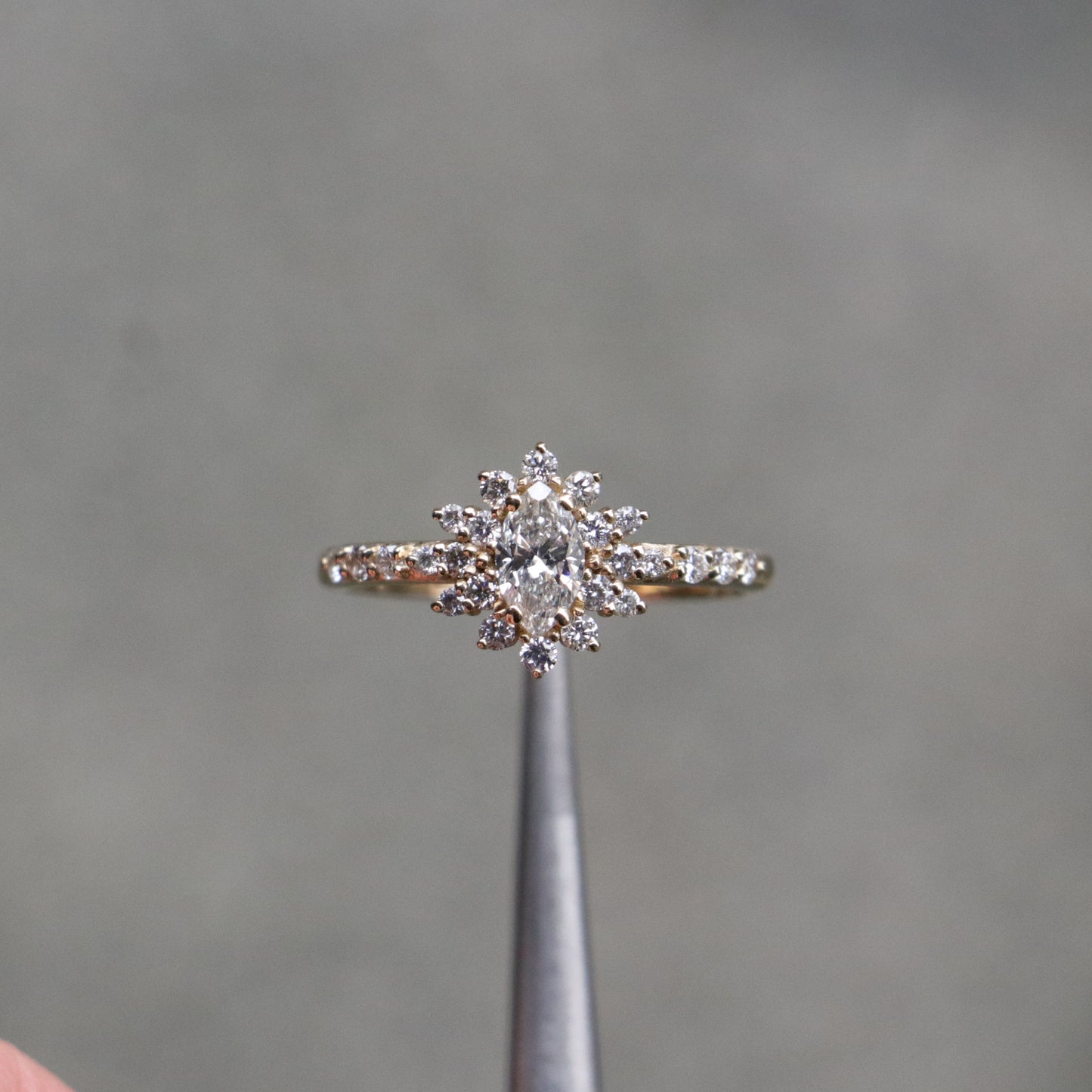 Special Design 0.65 Carat Diamond 14 Carat Gold Ring