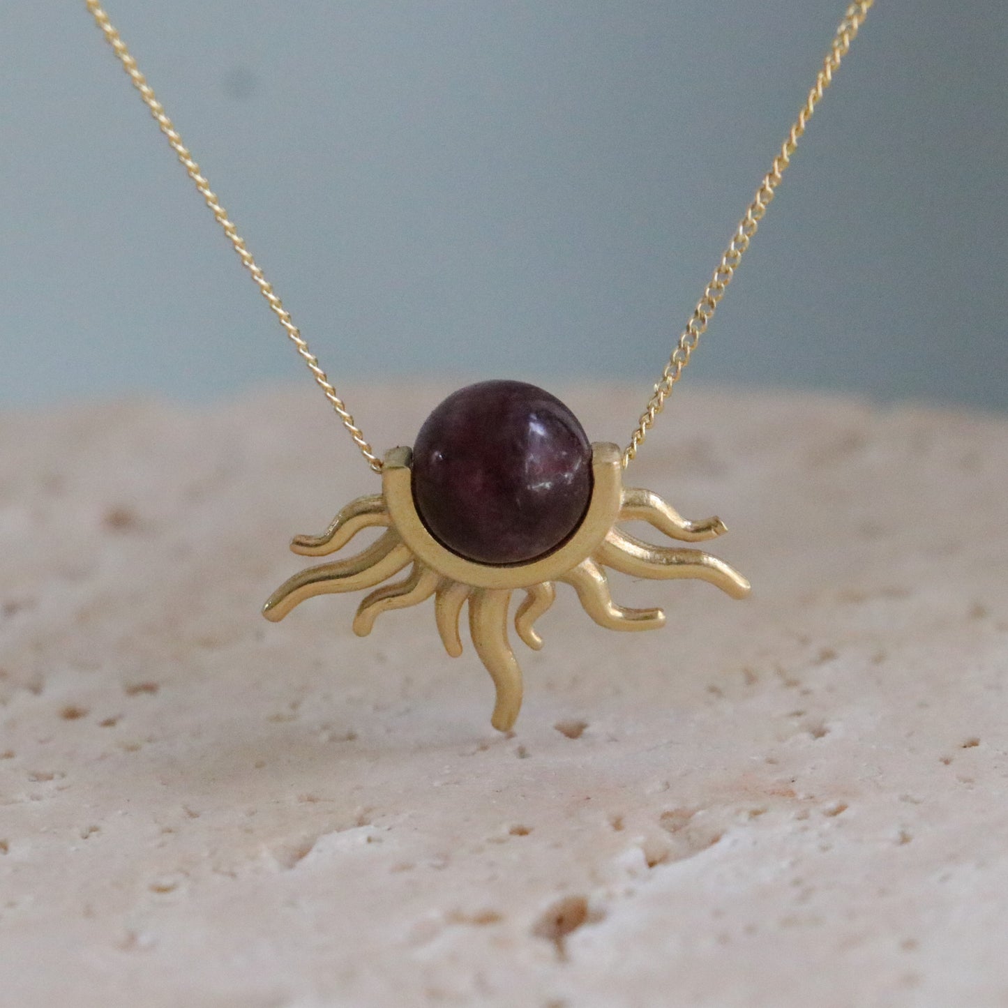 Güneş 925 Gümüş Kolye