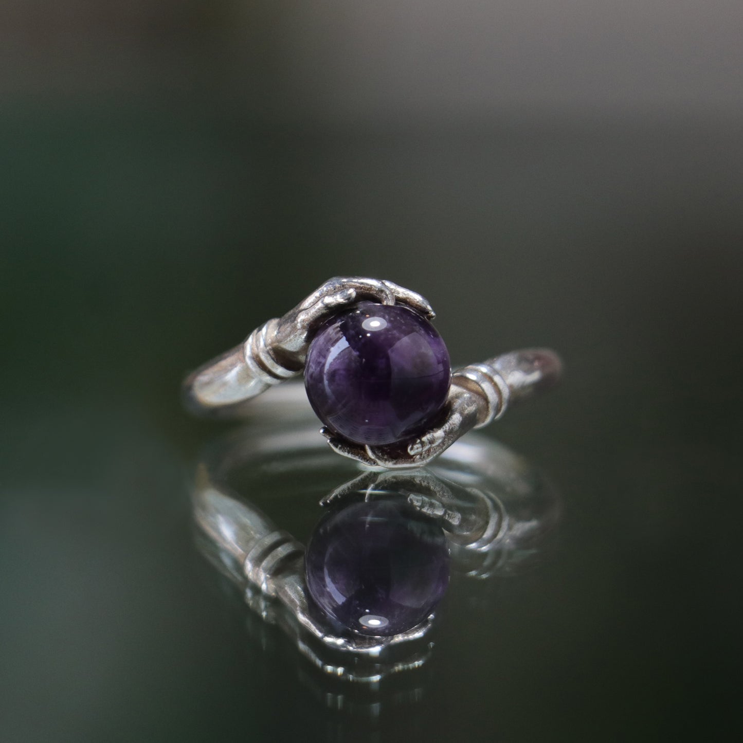 Secrets of the Universe Amethyst 925 Silver Ring