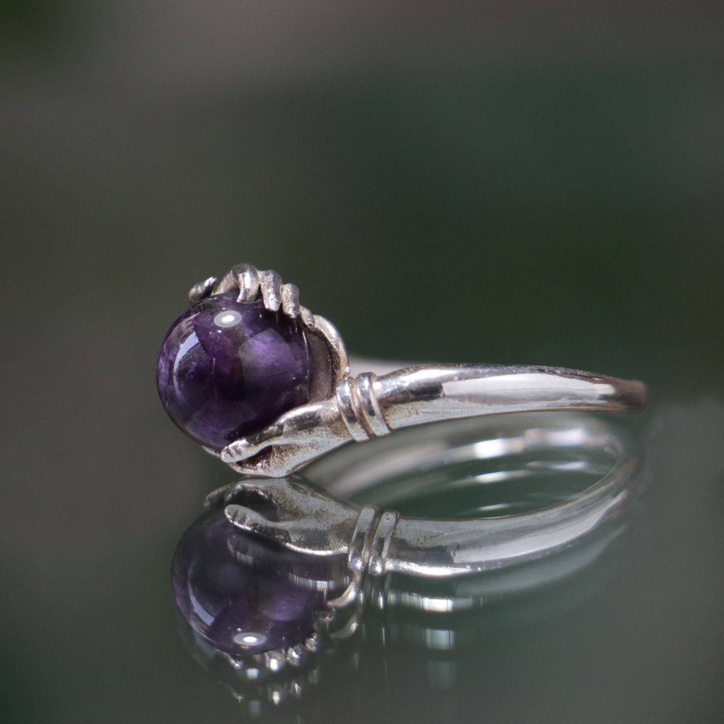 Secrets of the Universe Amethyst 925 Silver Ring