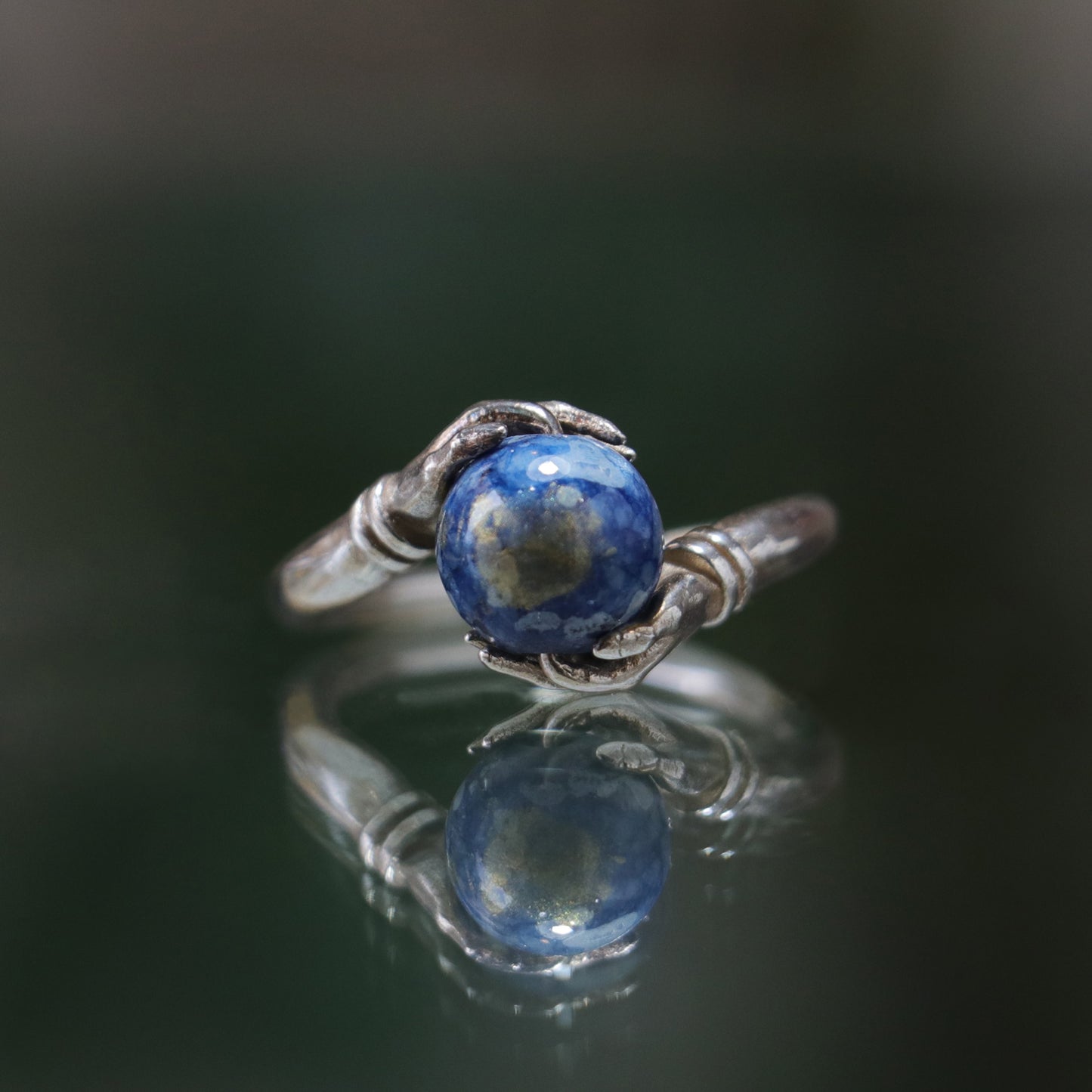 Secrets of the Universe World Lapis 925 Silver Ring