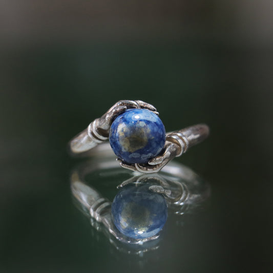 Secrets of the Universe World Lapis 925 Silver Ring