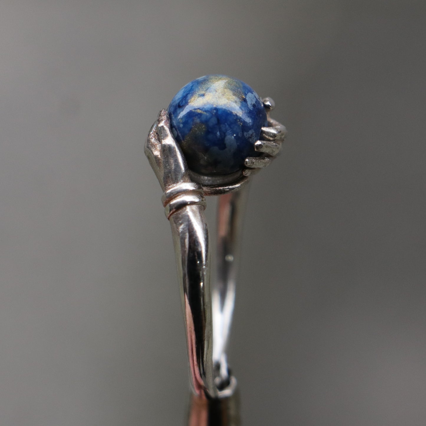Secrets of the Universe World Lapis 925 Silver Ring