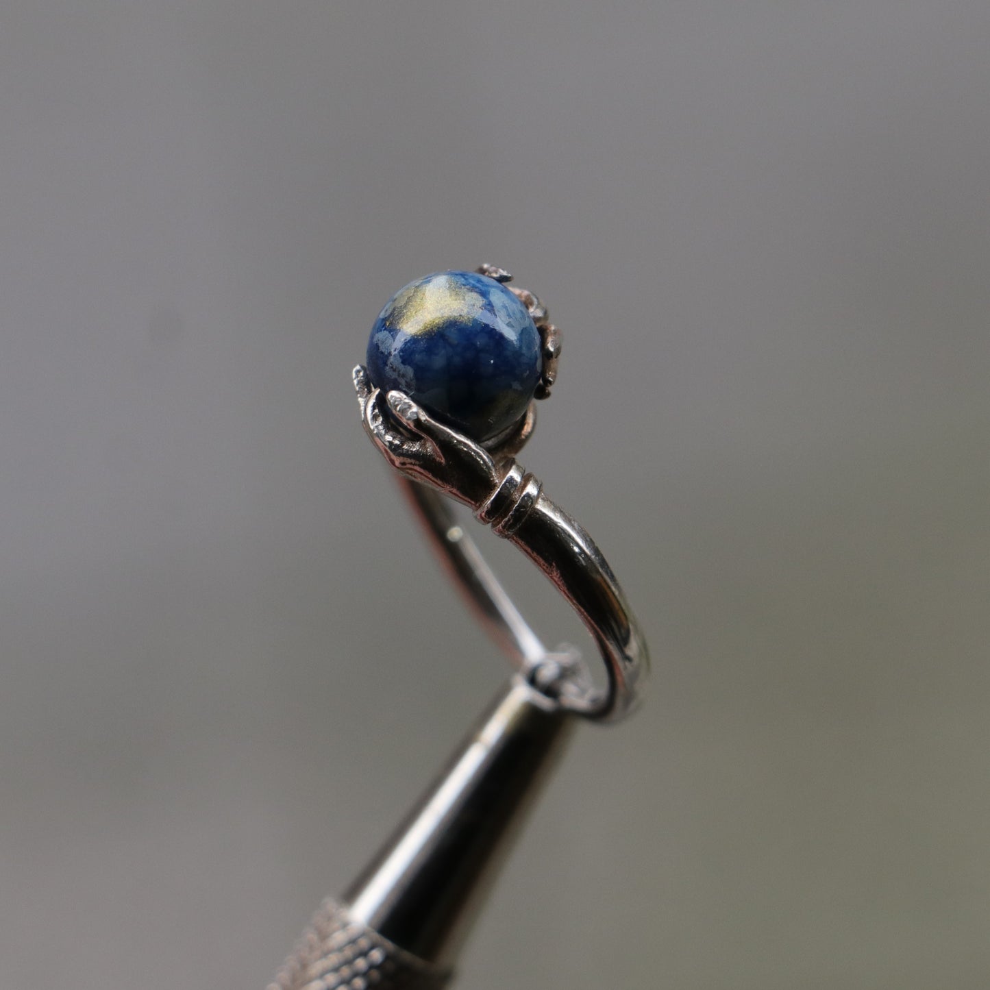 Secrets of the Universe World Lapis 925 Silver Ring