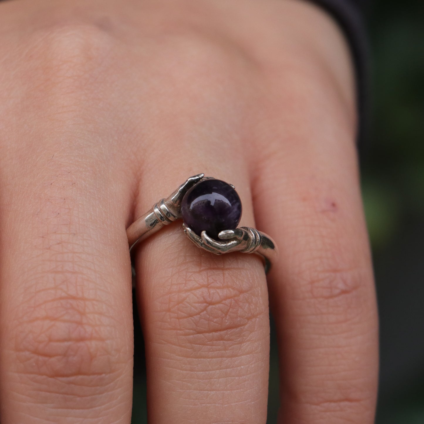 Secrets of the Universe Amethyst 925 Silver Ring