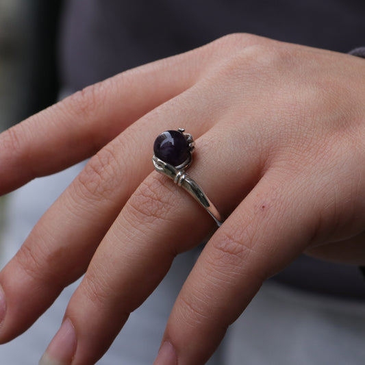 Secrets of the Universe Amethyst 925 Silver Ring