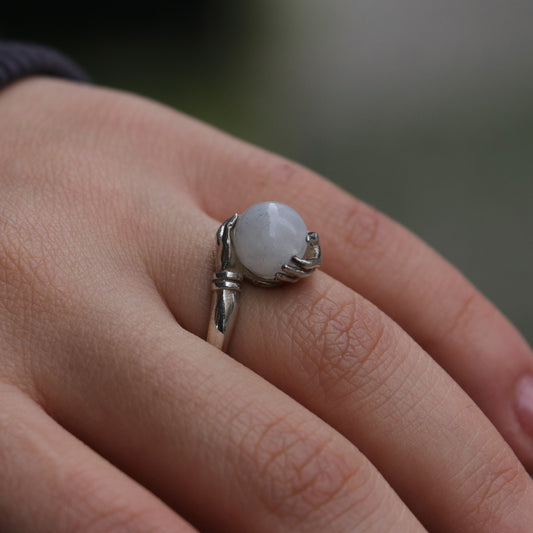 Secrets of the Universe Moonstone 925 Silver Ring