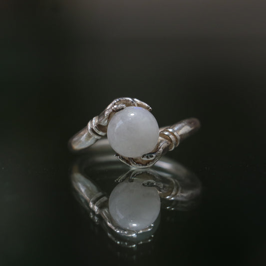 Secrets of the Universe Moonstone 925 Silver Ring