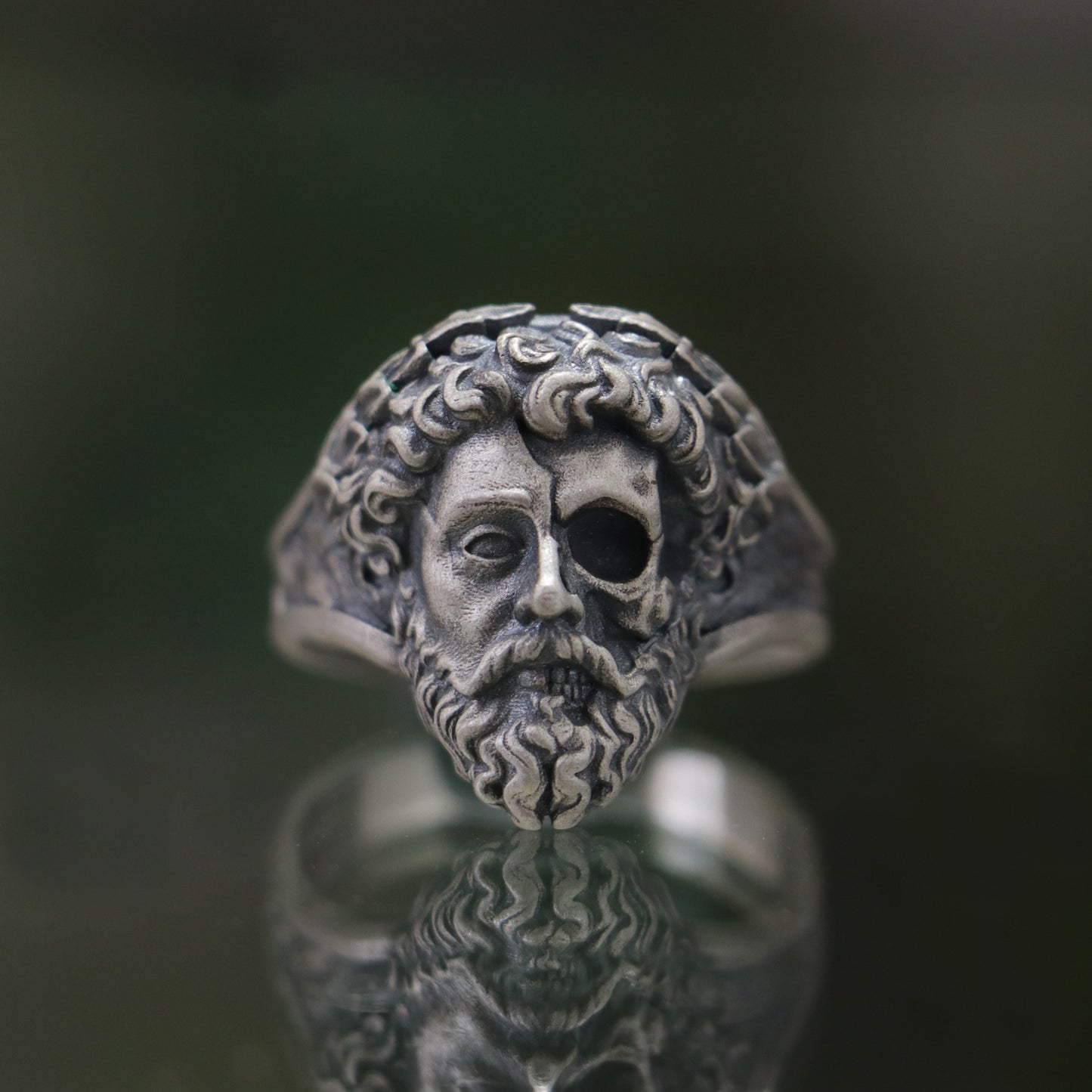 Memento Mori Zeus 925 Silver Men's Ring