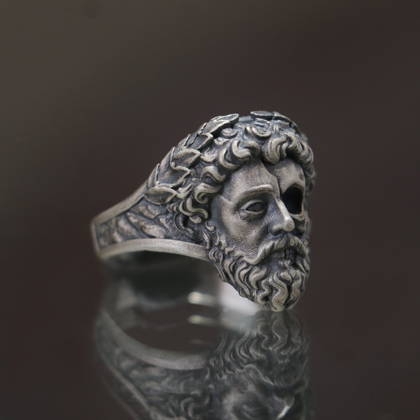 Memento Mori Zeus 925 Silver Men's Ring