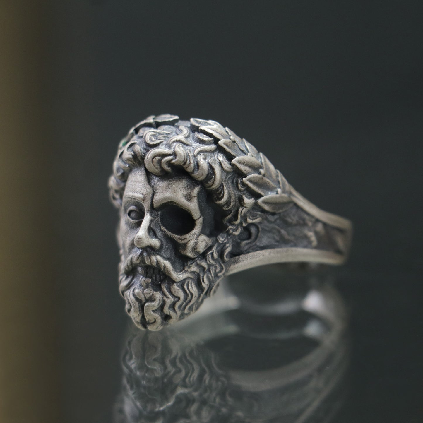 Memento Mori Zeus 925 Silver Men's Ring