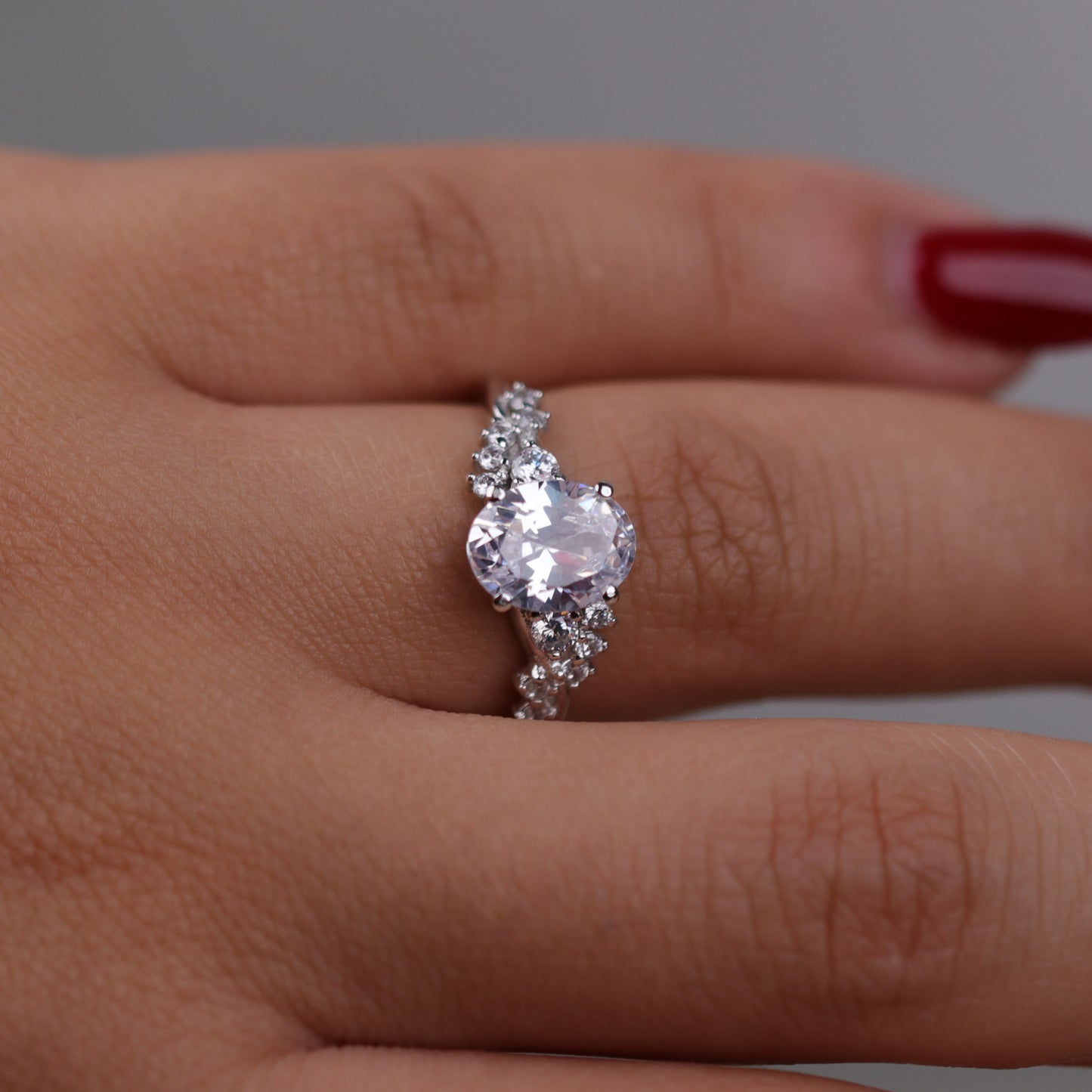 Special Design Moissanite 14 Carat Gold Ring