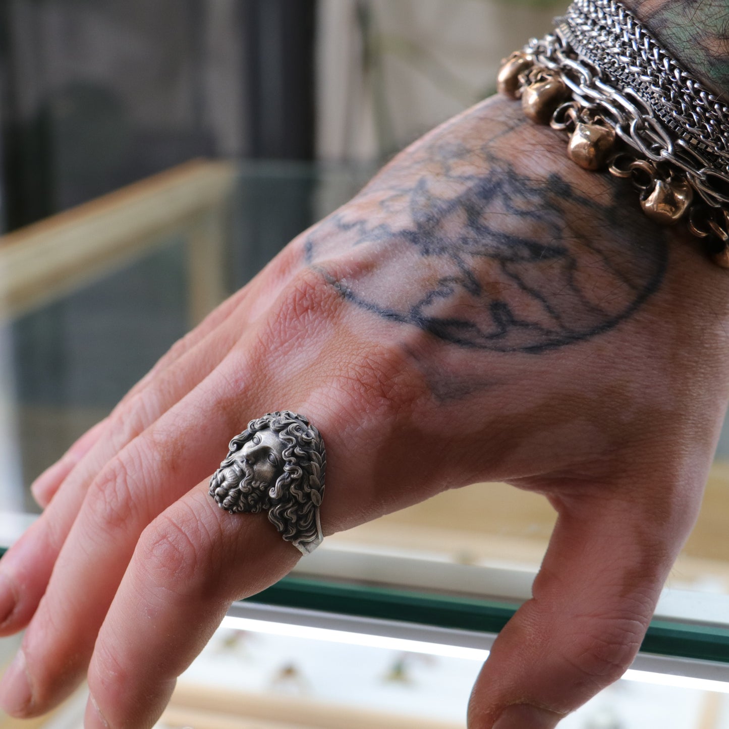 Zeus 925 Silver Men's Ring