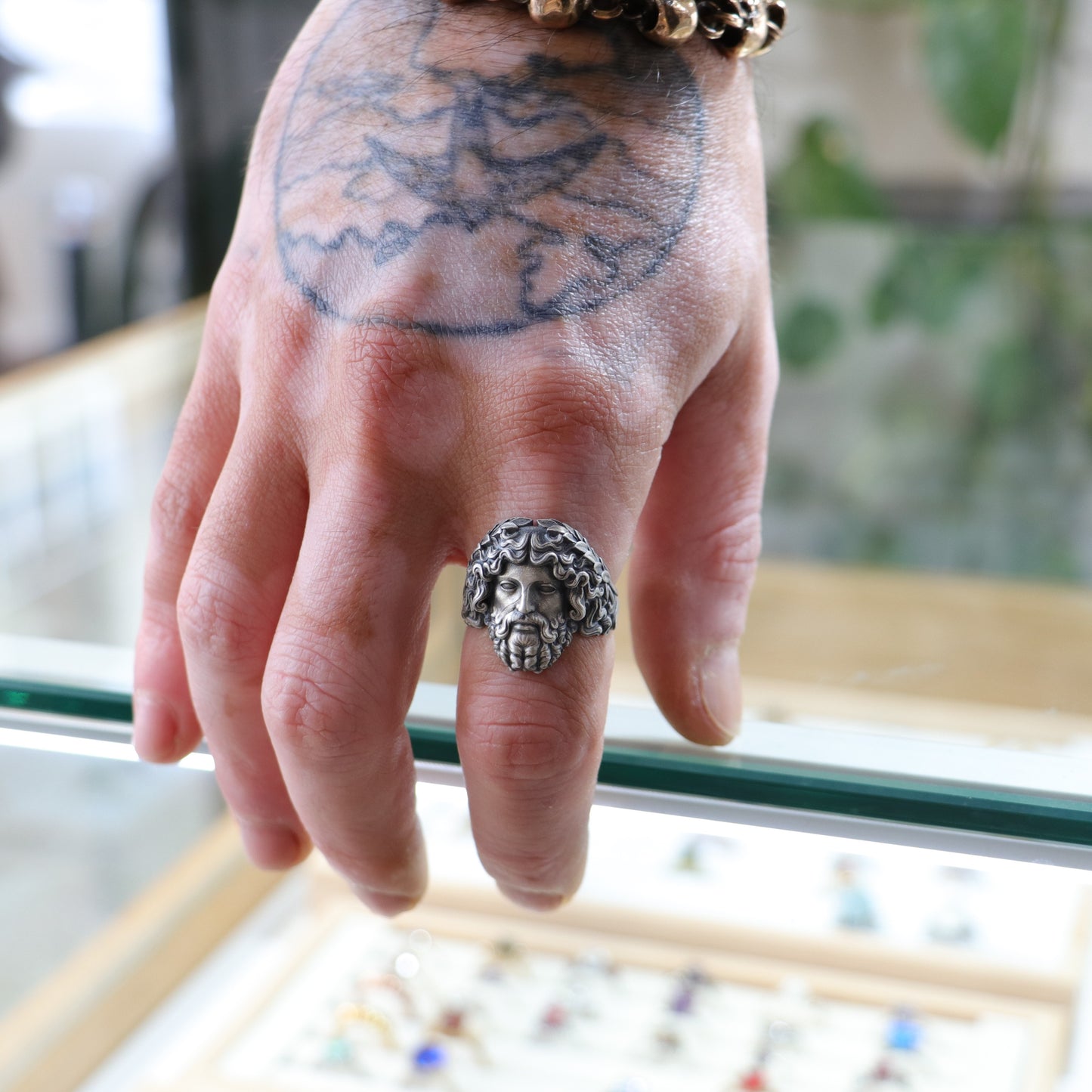 Zeus 925 Silver Men's Ring