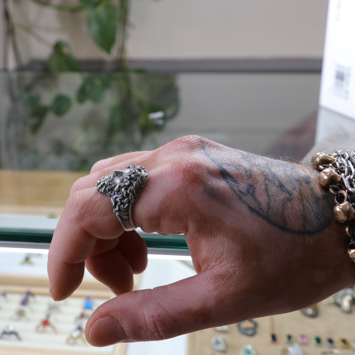 Zeus 925 Silver Men's Ring