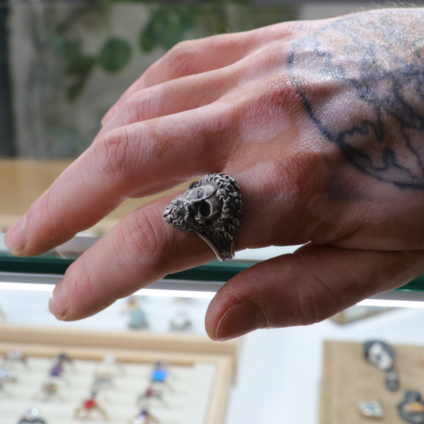 Memento Mori Zeus 925 Silver Men's Ring