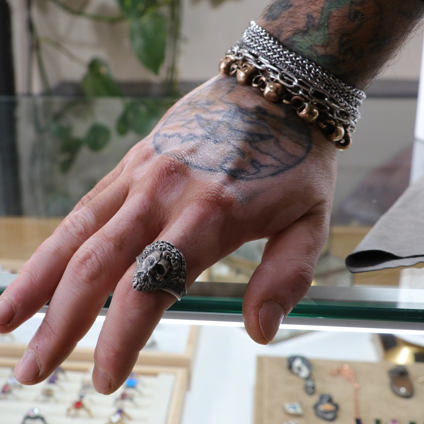 Memento Mori Zeus 925 Silver Men's Ring