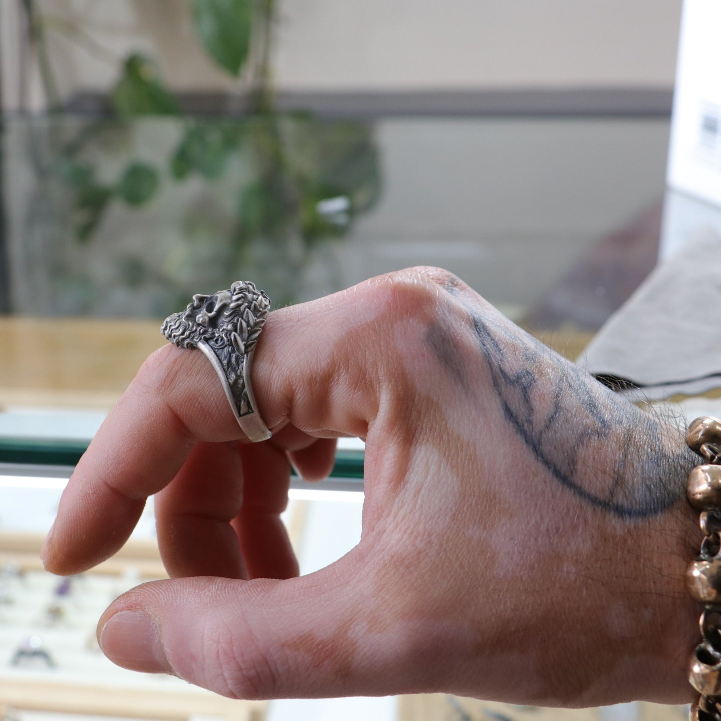 Memento Mori Zeus 925 Silver Men's Ring