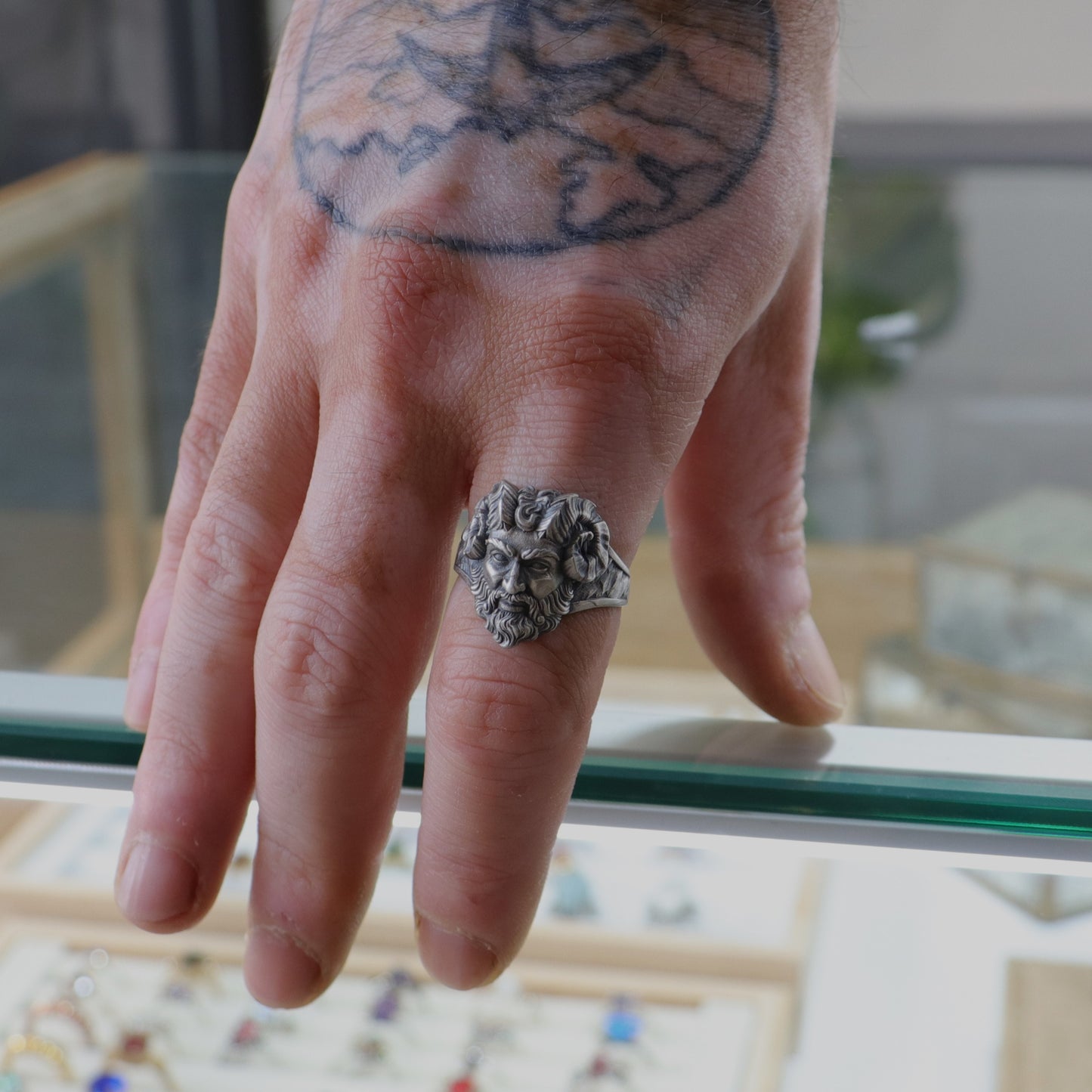 Satir 925 Silver Men's Ring