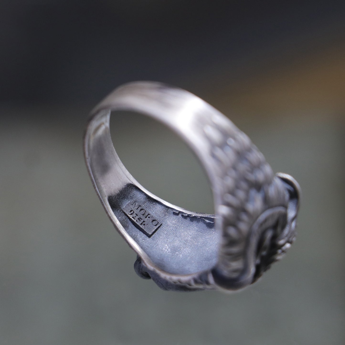 Owl 925 Silver Men's Ring