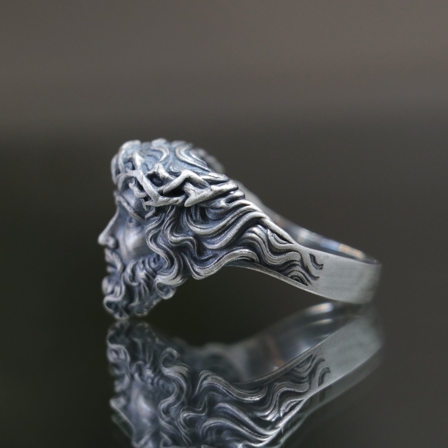 Isa 925 Silver Men's Ring