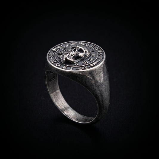 Memento Mori 925 Gümüş Yüzük