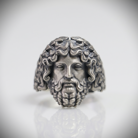 Zeus 925 Gümüş Erkek Yüzük
