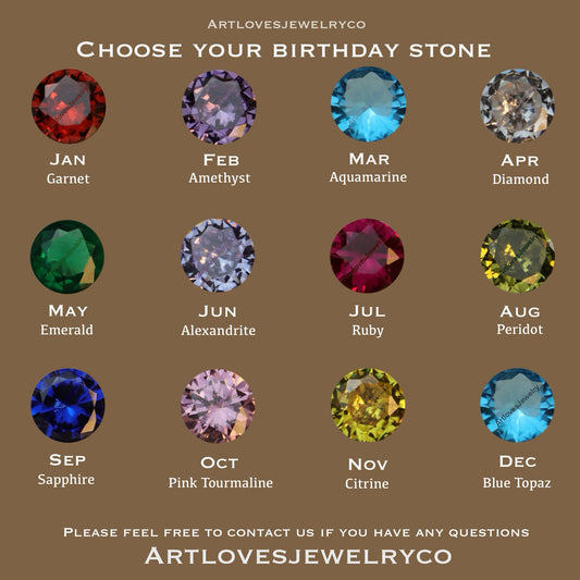 Ay Tanrıçası Garnet ve Mozanite (14 Ayar Altın)