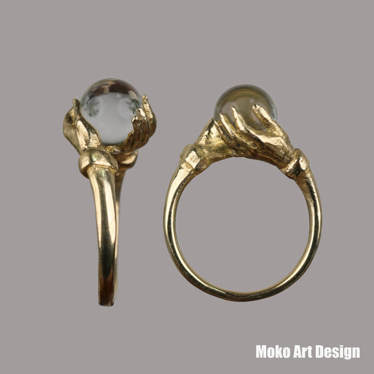 Secrets of the Universe Clear Quartz Ring