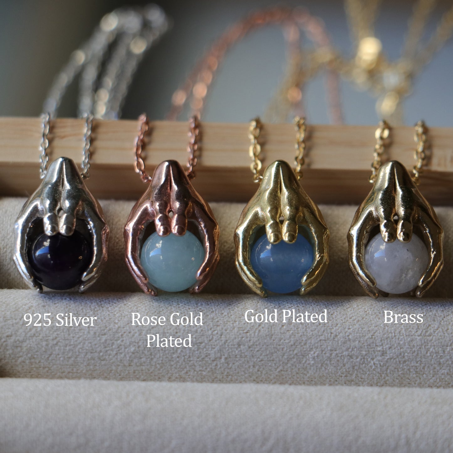 Mini Palm Zultanite (Sultan) Stone Necklace