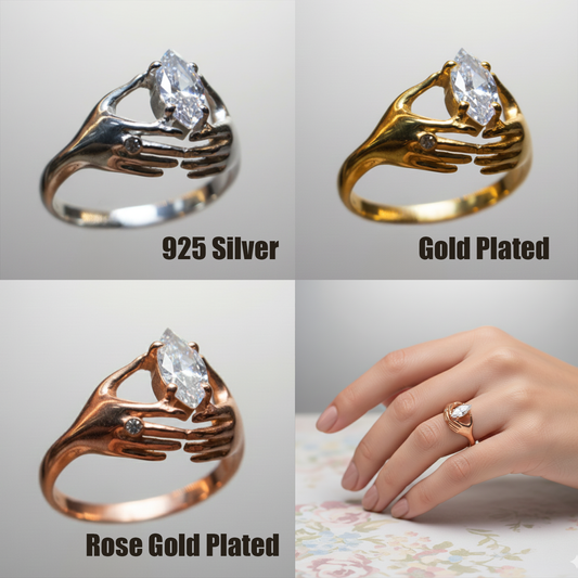 Eller Markiz Mozanit Yüzük (Tüm Seçenekler)